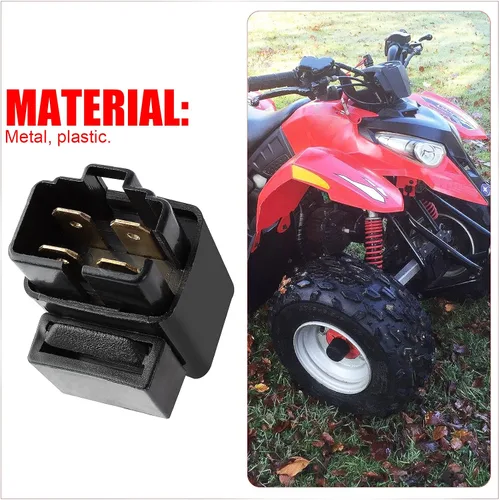 Miniatura 5 de Solenoide de relé de arranque compatible con Yamaha Grizzly Kodiak Moto-4 Raptor Razz Terrapro Trailway Timberwolf V-max Vino Warrior Wolverine