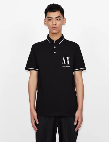 Miniatura 5 de Armani Exchange Polo con logotipo bordado para hombre