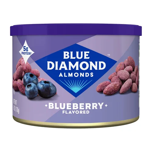 Blue Diamond Almonds, Nueces dulces clásicas con sabor a arándano, sin OMG, kosher, sin ingredientes de gluten ni sabores artificiales, gran tamaño