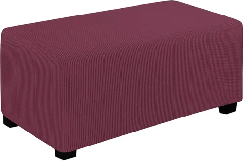 Miniatura 79 de Easy-Going Funda Elástica para Otomana Taburete de Almacenamiento Plegable Protector de Muebles Funda Rectangular Suave con Parte Inferior Elástica