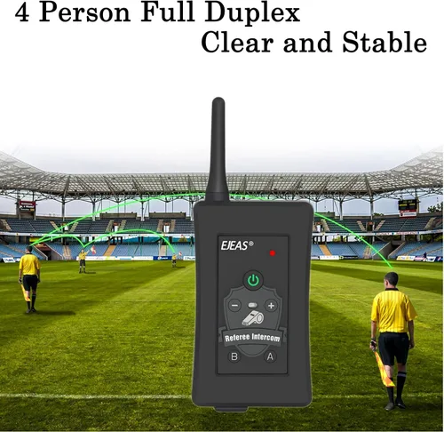 Miniatura 2 de Sistema de comunicación de árbitro, auriculares profesionales de árbitro FBIM con auriculares para fútbol, voleibol, fútbol ofiicial, balonmano 3