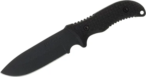 Miniatura 3 de Schrade Delta Class Bedrock Sheepsfoot Fixed Blade with 10.4in Stainless Steel Blade, TPE Handle for Outdoor Survival, Camping, Bushcraft