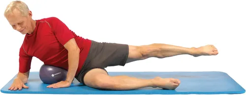 Miniatura 2 de OPTP Triadball – Bola de pilates de 9½ pulgadas de diámetro, entrenamiento de firmeza ajustable y pelota de yoga, para ejercicios de estabilidad