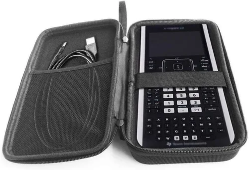 Miniatura 2 de (TM) EVA, funda dura portátil con cierre para guardar y transportar calculadora. Funda para instrumentos Texas, calculadoras Nspire CX CAS, Casio
