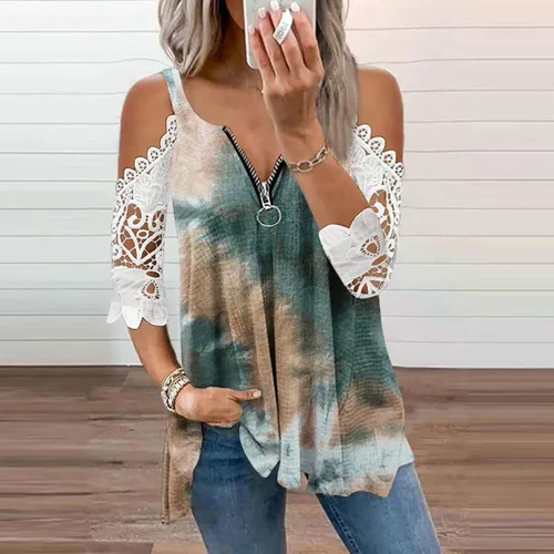 Miniatura 2 de Blouses for Women Dressy Casual 2023 Dressy 70s Beach Flowy Casual Outfits Casual Tops T-Shirts Blouses