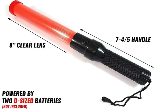 Miniatura 2 de RK - Linterna LED de 16 pulgadas con correa para la muñeca, acabado naranja