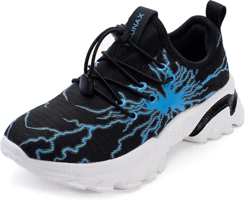 Miniatura 10 de BRONAX Zapatos de tenis cómodos con personalidad de graffiti para niños pequeños/grandes