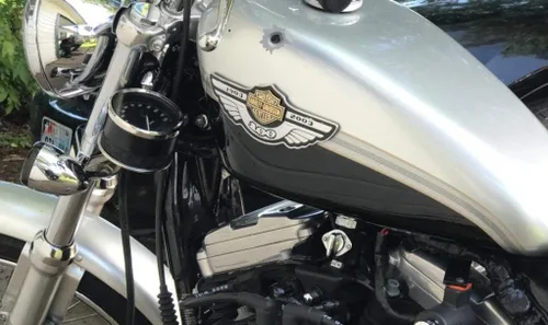 Miniatura 2 de JBSporty ♤ juego con soporte lateral para velocímetro para Harley Sportster♧