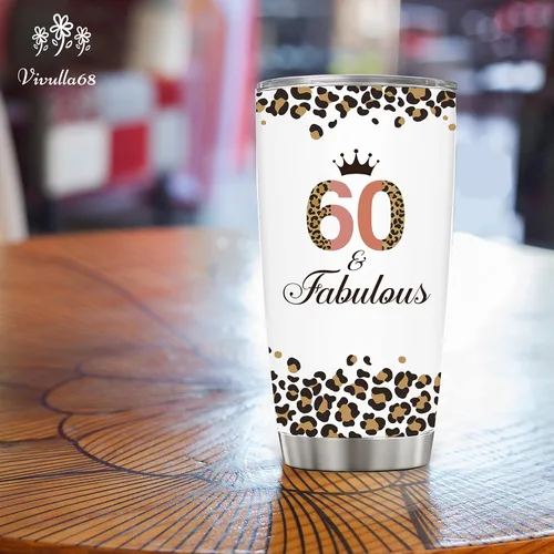 Miniatura 6 de Vivulla68 Regalos de feliz cumpleaños 60 para mujeres, regalo de cumpleaños 60 para mujeres, regalos para mujeres de 60 años, regalos de cumpleaños