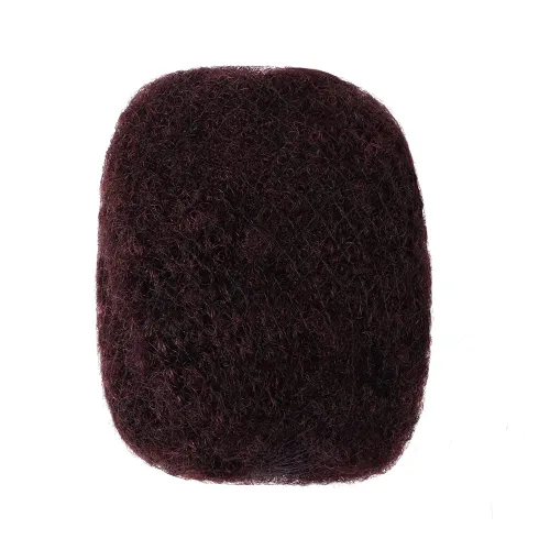Miniatura 11 de Orientfashion Afro Kinkys a granel, cabello humano para extensiones de trenzas, cabello crochet para mujeres negras, paquete de 30g (20cm, #27)