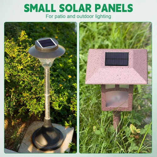 Miniatura 6 de Kanayu 20 piezas de paneles solares pequeños a granel 5v 160ma mini células solares policristalinas kits de sistema DIY módulo de panel solar epoxi