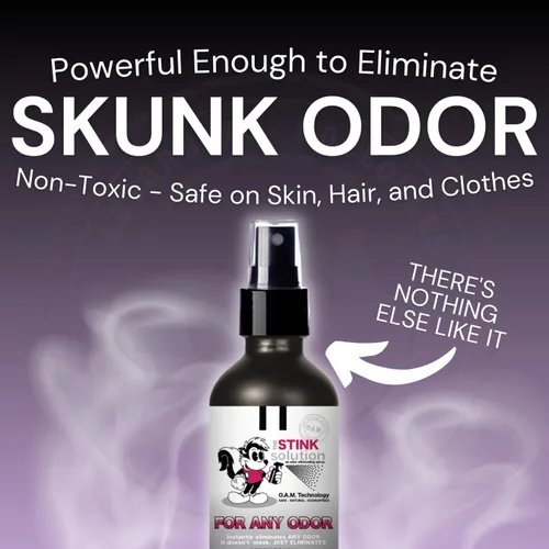 Miniatura 4 de The Stink Solution Tranquilidad para cualquier espray eliminador de olores para sudor, orina y olores sucios. Seguro para rociar en manos, ropa