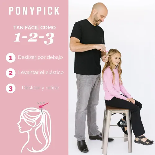 Miniatura 3 de THE PONY PICK - Herramienta de corte de bandas elásticas para el cabello, fácil de usar, sin dolor, sin daños en el cabello, herramienta de corte