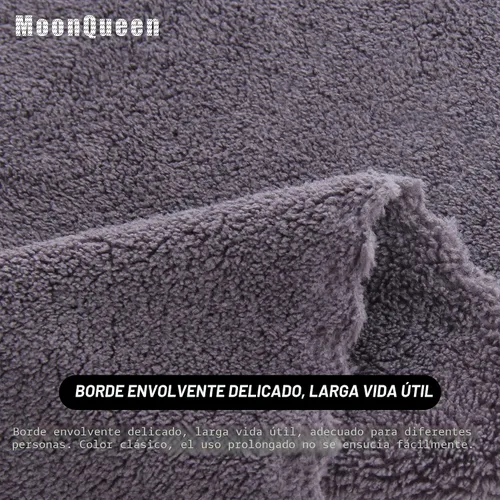 Miniatura 7 de MOONQUEEN Juego de 24 toallas ultrasuaves de alta calidad, 12 x 12 pulgadas, secado rápido, ropa de baño de terciopelo coral altamente absorbente