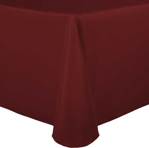 Miniatura 29 de ULTIMATE TEXTILE Mantel ovalado de lino de poliéster de 52 x 70 pulgadas, color jade