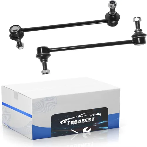 Miniatura 11 de TUCAREST Enlace estabilizador de barra estabilizadora delantera, 2 piezas, K6600, compatible con 92-03 Fo-rd Escort