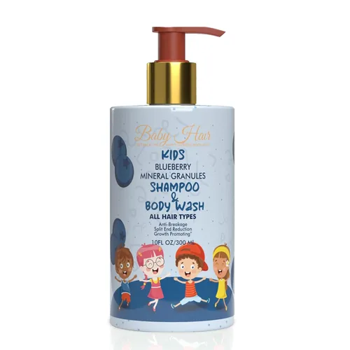 Miniatura 10 de Baby Hair - Juego de champú/gel de baño para niños pequeños, acondicionador y mascarilla para el cabello, champú y acondicionador sin sulfato