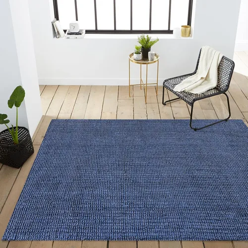 Miniatura 13 de Eyely FRN102C-2 - Alfombra de pasillo de fibra natural tejida a mano de yute grueso para interiores, bohemia; rústica; vintage, dormitorio, cocina