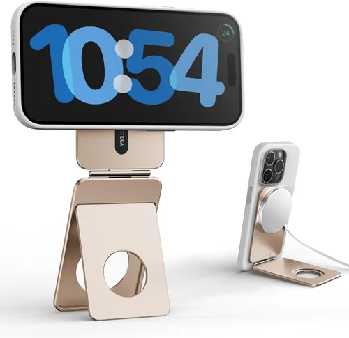 Miniatura 11 de IST IDEA - Trípode Magsafe para iPhone, aleación de aluminio ligero, ajuste de ángulo e imanes fuertes, trípode compatible con 17/16/15/14/13/12