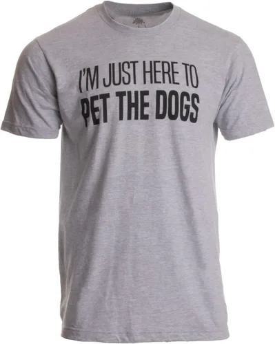 Miniatura 4 de Camiseta divertida con texto en inglés "I Just Here to Pet The Doggo" - Camiseta divertida de perro con texto en inglés "Good Boy