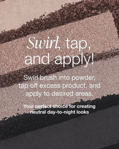 Miniatura 6 de Mineral Fusion Paleta de sombras de ojos – Cuatro tonos de polvo prensado en acabado mate, satinado y brillante – Maquillaje de ojos vegano natural