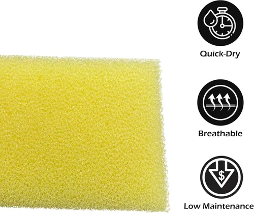 Miniatura 3 de FoamRush Hoja de espuma para tapicería de exterior de 6" x 26" x 26" de secado rápido resistente al agua para muebles de exterior y marinos