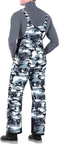 Miniatura 2 de Sportneer Pantalones de nieve para hombre, overoles aislados para la nieve que te mantienen caliente y seco para snowboard y esquí