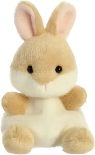 Aurora® Adorable Palm Pals™ Ella Bunny™ Animal de Peluche - Divertido Peluche Coleccionable para Niños y Coleccionistas Adultos - Perfecto para