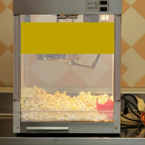Miniatura 7 de Panel de puerta de repuesto para máquina de palomitas de maíz, deflector de PVC grueso para fabricantes de palomitas comerciales, fácil instalación