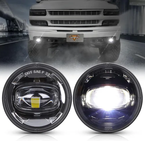 Luces antiniebla LED Auxbeam aprobadas por DOT para parachoques para Chevy Tahoe y Suburban Z71 1500 2001-2006, Pontiac Grand Prix 1994-2003,