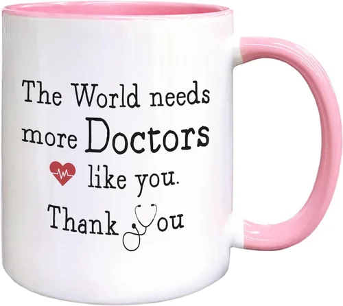 Miniatura 7 de QASHWEY Taza de Doctor, Tazas de Café de Regalos para Doctores, Regalos de Apreciación para Doctores, Regalo de Taza de Té para Doctores