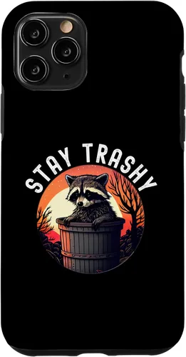 Miniatura 27 de iPhone 16 Stay Trashy Funny Raccoon Case