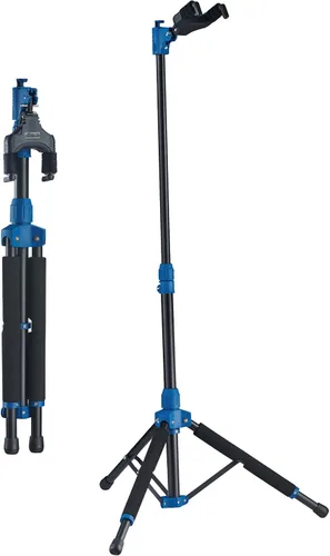 Salvori Soporte Plegable para Guitarra con Sistema de Bloqueo Automático y Trípode Sólido para Guitarra Solamente Bajo, Acústica, Eléctrica, Clásica