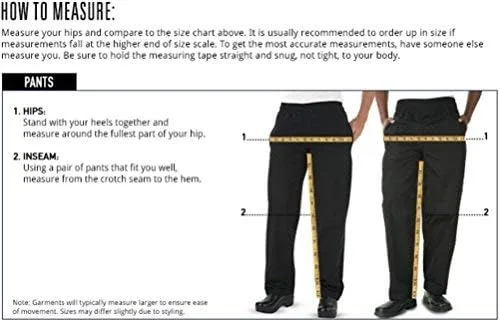 Miniatura 4 de Industry Line - Pantalón de chef para mujer (2 colores, XS-3X)