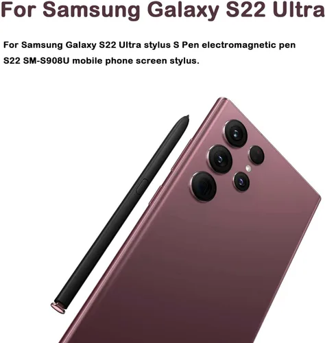 Miniatura 2 de S22 Ultra S Pen - Repuesto para lápiz capacitivo Samsung Galaxy S22 Ultra, sin Bluetooth (borgoña)