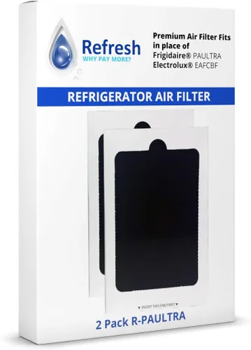 Miniatura 2 de Refresh Filtro de aire de repuesto para refrigerador EAFCBF, PAULTRA, 241754001, 242047804, 242061001, 7241754001 (paquete de 2)