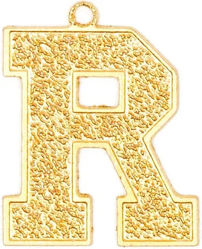 Miniatura 3 de Bright Creations Dijes de letras con iniciales, paquete de 26, cobre chapado en oro para hacer joyas de oro
