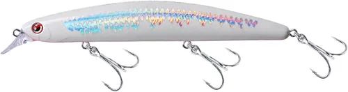 Miniatura 21 de LITTMA Señuelos de pesca de surf de California Señuelos de pesca de agua salada Jerkbait Crankbait Surf Minnow 110 - Sardina metálica Super Glow