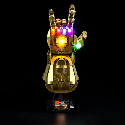 Miniatura 3 de BRIKSMAX Kit de iluminación LED para Infinity Gauntlet – Compatible con modelo de bloques de construcción Lego 76191 – no incluye el juego Lego