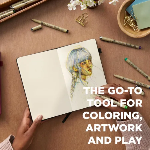 Miniatura 3 de Sakura 30063 Pigma Micron - Juego de 6 bolígrafos de tinta, colores surtidos 01