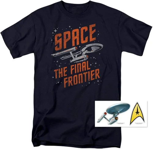 Miniatura 2 de Star Trek Space The Final Frontier T Shirt Stickers