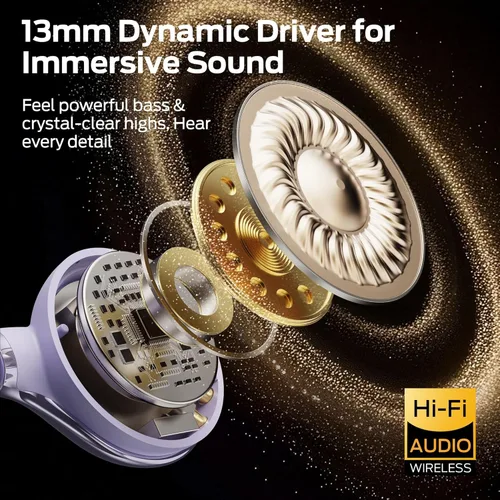 Miniatura 3 de Auriculares Monster Open Ear AC225, auriculares Bluetooth 6.0 inalámbricos, sonido estéreo, cómodos y ligeros con clip para la oreja y micrófono ENC