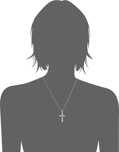 Miniatura 2 de Tienda Collection Sterling Silver and 14k Gold Cross Pendant Necklace