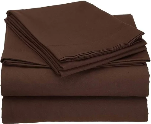 Miniatura 31 de 100% Egyptian Cotton Sheets 1000 Thread Count Twin Size Sheet Sets 4 PC Solid Bed Sheet Set True Luxury Hotel Quality Fits Up to 18 Inches Deep Beige