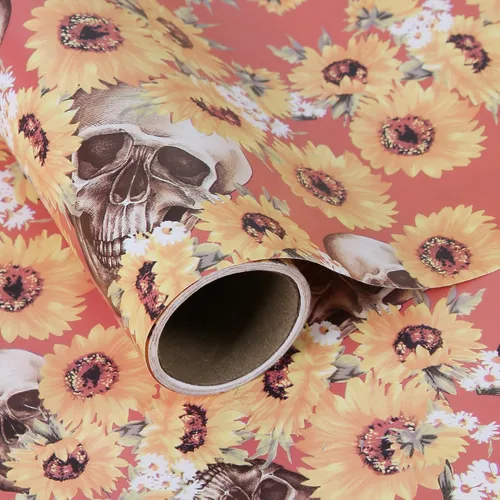 Miniatura 44 de Aimyoo - Rollo de papel de regalo floral kraft - Rollo jumbo - 30 pulgadas x 33 pies - Papel de regalo vintage con flores para todas las ocasiones