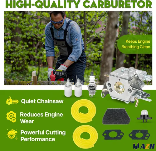Miniatura 5 de Repuesto de carburador para Craftsman 3583.51380 358.350180 358.360180 358.350480 944.411363 358.360830 358.360130 358.3510830 2 358 .351182 Pieza