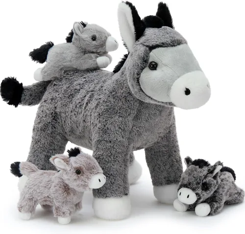 Miniatura 8 de BENINY Peluche de conejo rosa grande de 24 pulgadas – Conejito de peluche grande de Pascua, regalos para niñas y bebés, sorpresa de peluche con 3