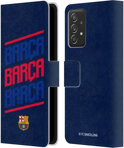 Miniatura 36 de Head Case Designs Funda de piel con licencia oficial del FC Barcelona Barca Crest Graphics para Samsung Galaxy A06 4G