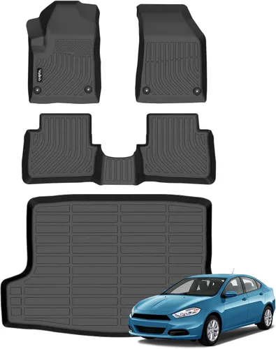 Miniatura 43 de Tapetes de piso para todo clima y forro de carga con respaldo para Chevrolet Suburban de 7 asientos 2021-2025 / GMC Yukon XL de 7 asientos