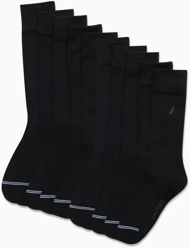 Miniatura 2 de Nautica Calcetines de vestir para hombre, calcetines redondos con patrones (paquete de 10)